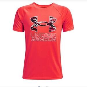 UNDER ARMOUR Boys’ UA Tech Hybrid Printed T-Shirt‎
